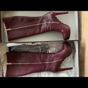 Gucci Leather Anouk Knee Boots